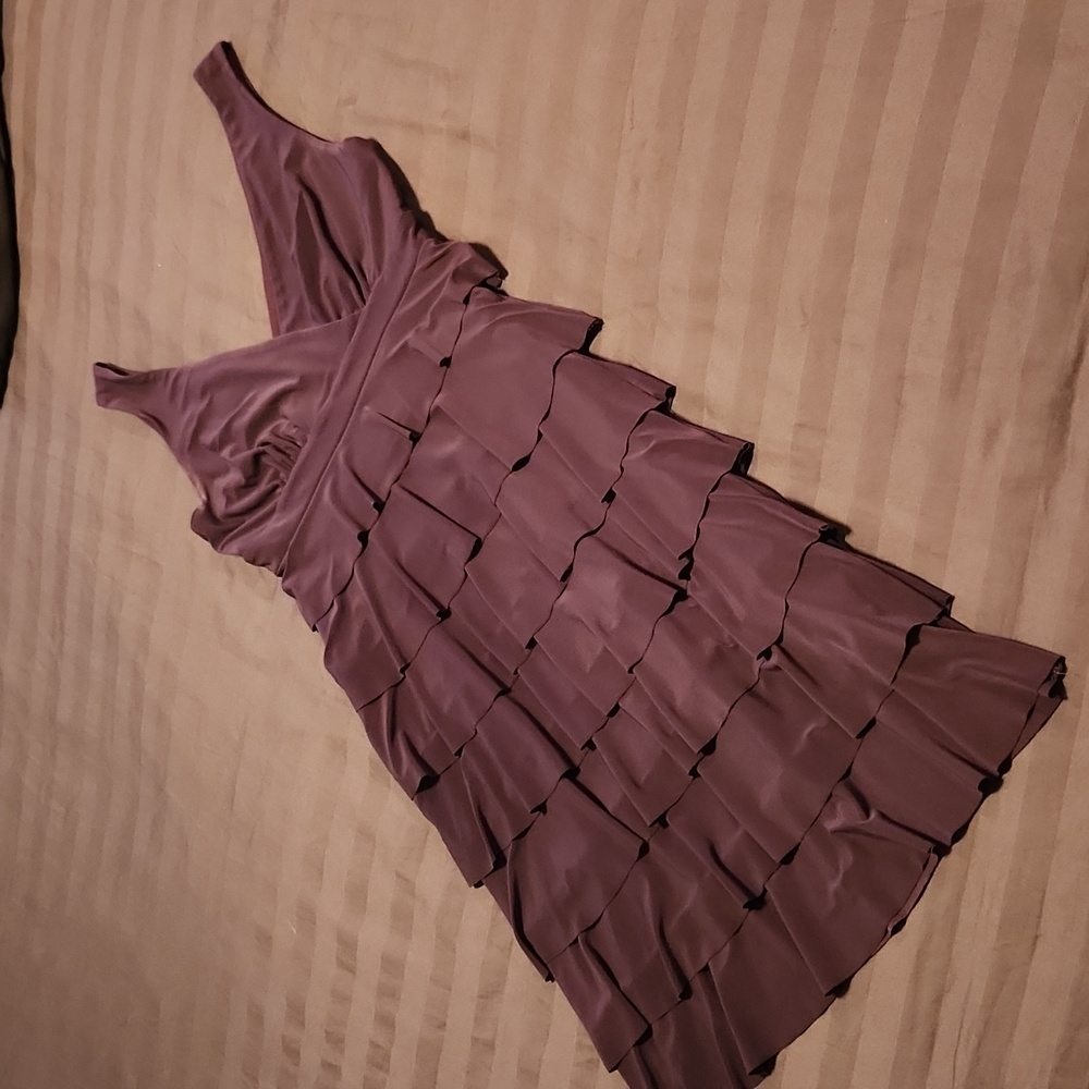 Ladies Frank Lyman dress, eggplant purple,  size 6